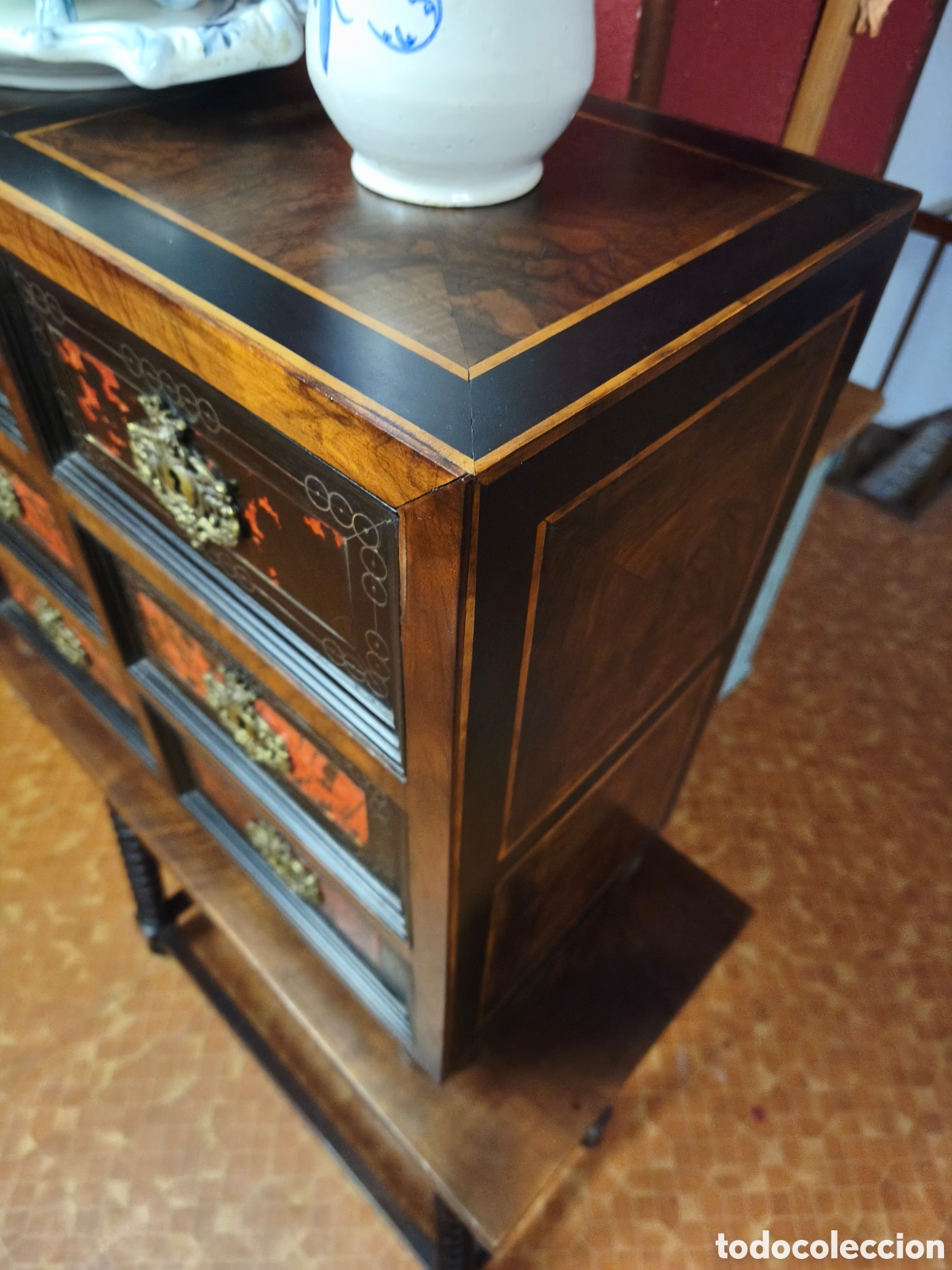 Antig&uuml;edades: Papelera espa&ntilde;ola antigua - Foto 4
