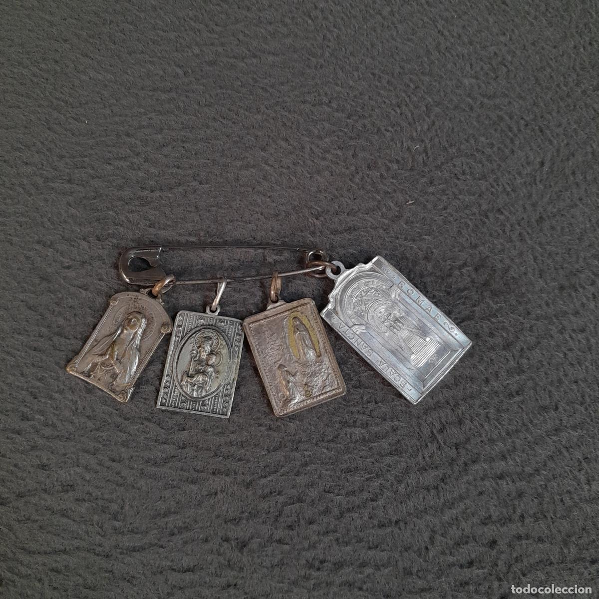 Antig&uuml;edades: J-4591. LOTE DE MEDALLAS RELIGIOSAS. METAL. 1925