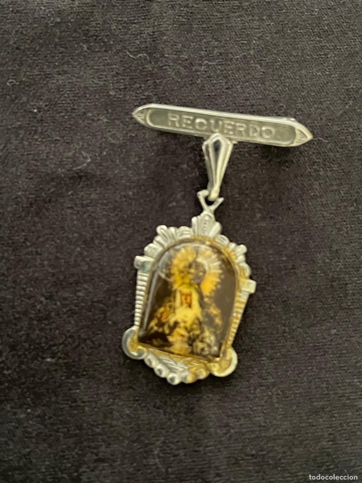 Antig&uuml;edades: MEDALLA - BROCHE - RECUERDO RELIGIOSO - IMAGEN DE VIRGEN