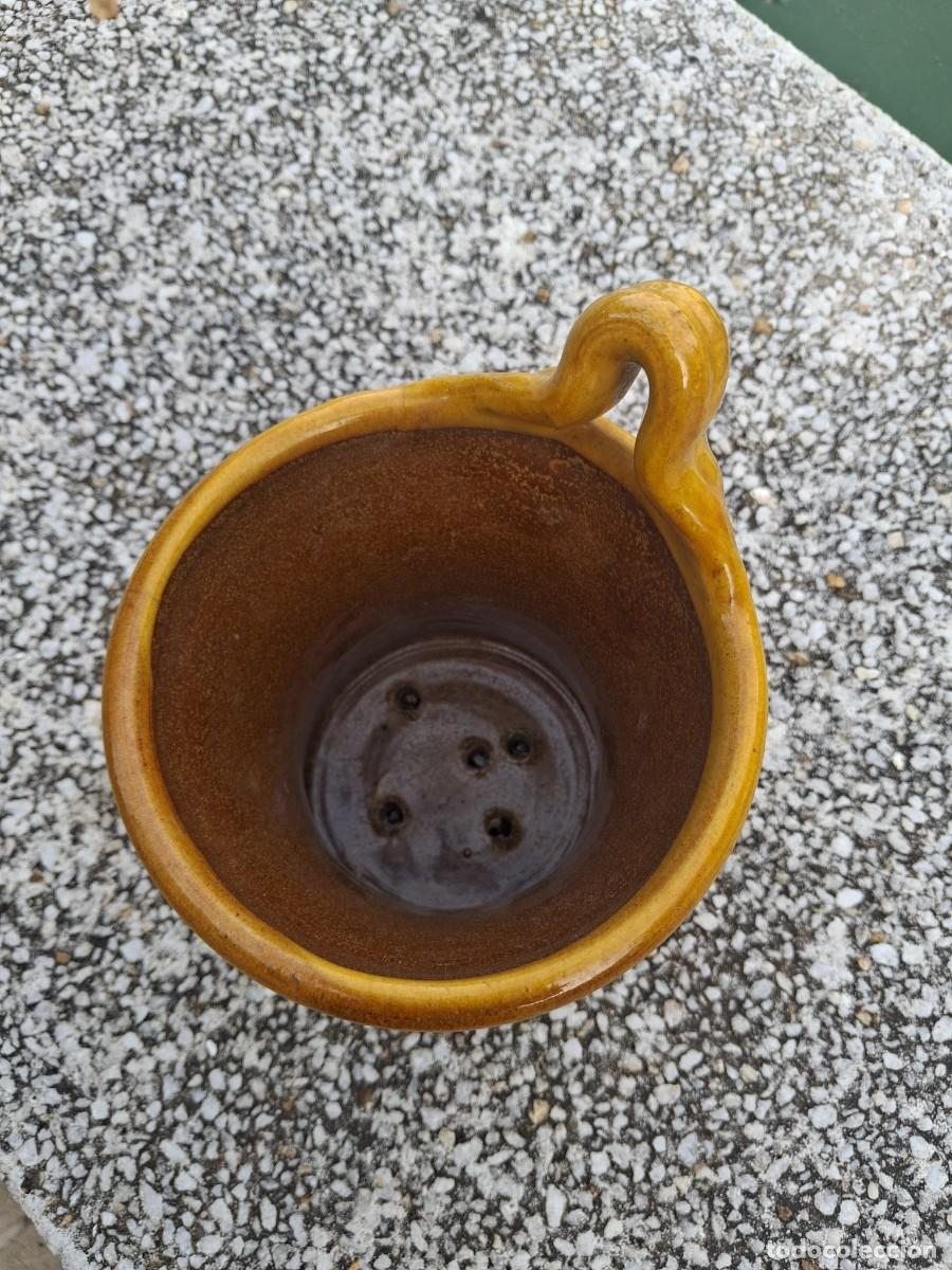 Antig&uuml;edades: Cucharero de ceramica de la Bisbal - Foto 2