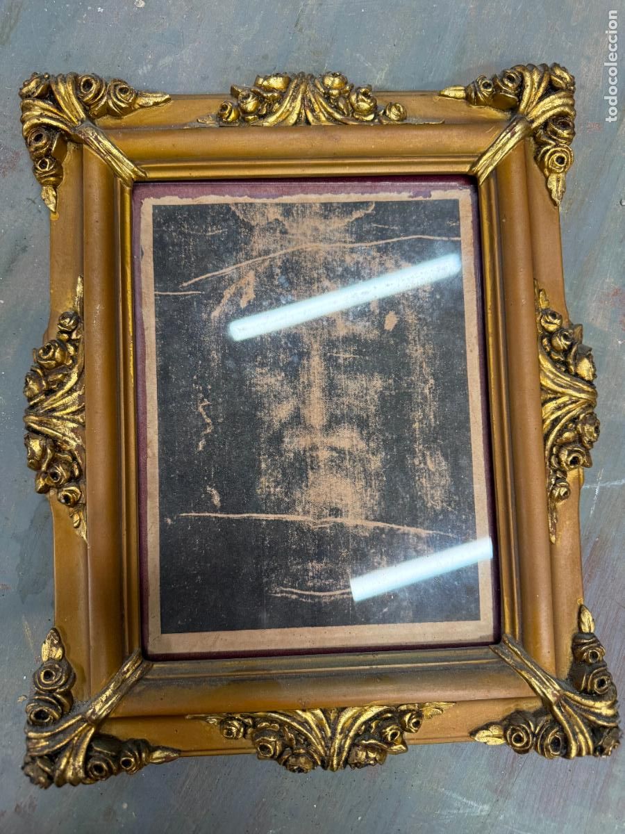 Antig&uuml;edades: MARCO DE MADERA Y DORADO - MEDIDA TOTAL 32X26,5 CM E INTERIOR 23X17 CM