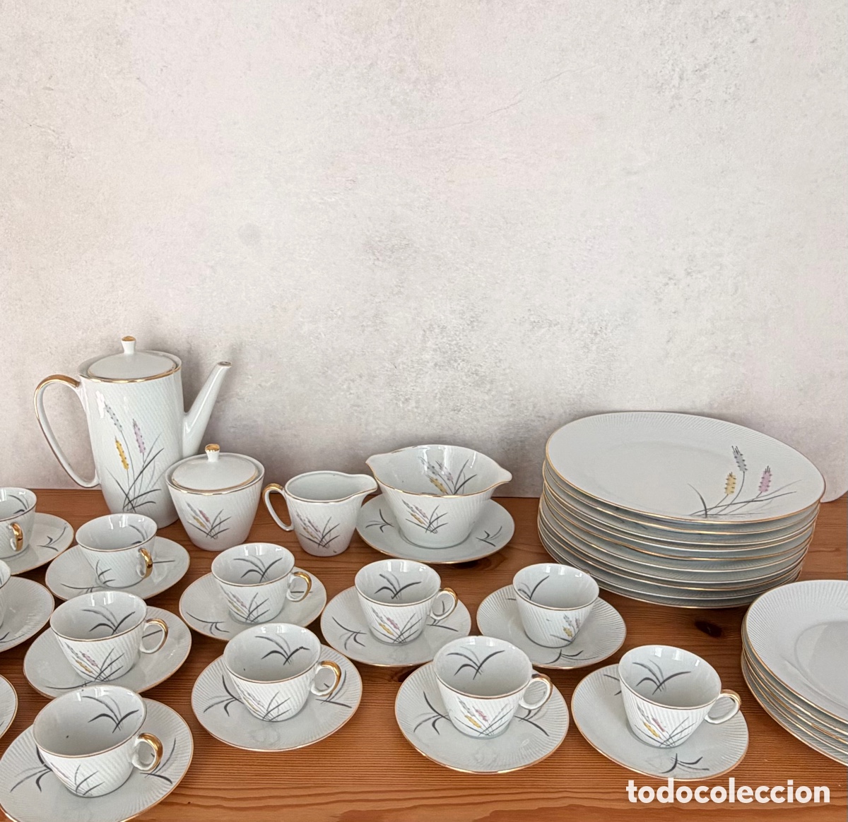 Antig&uuml;edades: Vajilla vintage de porcelana Santa Clara