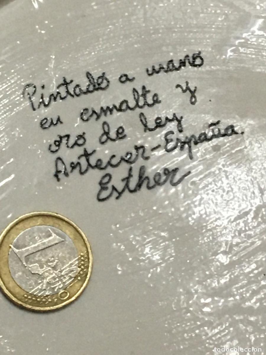 Antig&uuml;edades: Plato esmaltado artesan&iacute;a - Foto 3