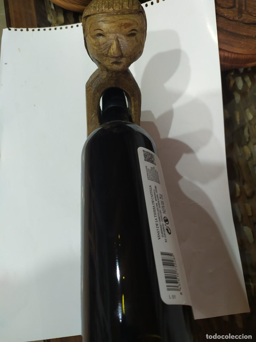 Antig&uuml;edades: Botellero de madera rustico - Foto 2