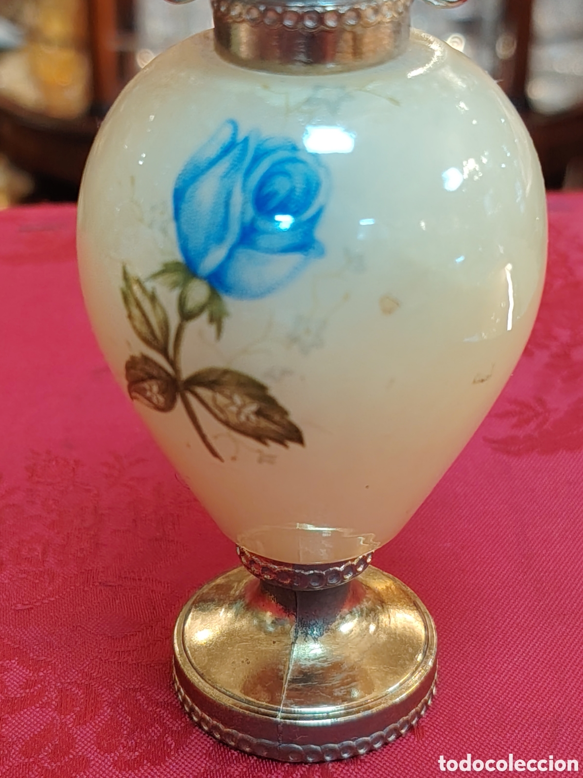 Antig&uuml;edades: PEQUE&Ntilde;A &Aacute;NFORA, JARR&Oacute;N ELABORADO EN ALABASTRO. 12CM ALTO - Foto 5