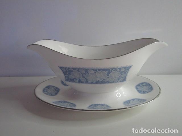 Antig&uuml;edades: PRECIOSA SALSERA DE PORCELANA INGLESA DE UNA PIEZA GROSVENOR BONE CHINA STRATFORD JACKSON & GOSLING