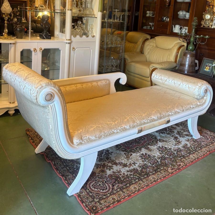 Antig&uuml;edades: Chaise Long Hollywood Regency