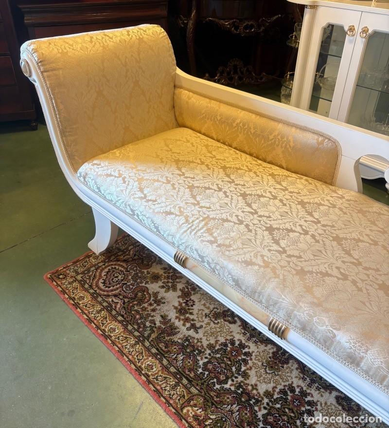 Antig&uuml;edades: Chaise Long Hollywood Regency - Foto 6
