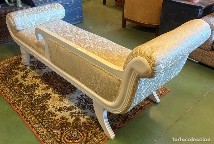 Antig&uuml;edades: Chaise Long Hollywood Regency - Foto 8