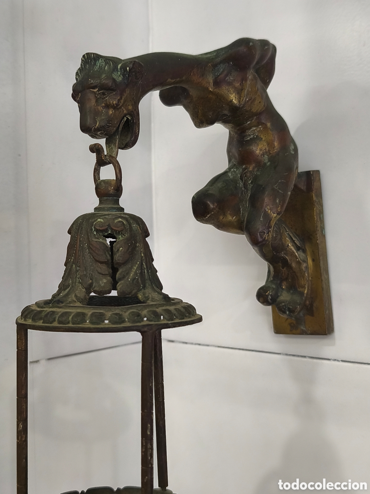 Antig&uuml;edades: Antigua g&aacute;rgola / aplique de bronce - Foto 5