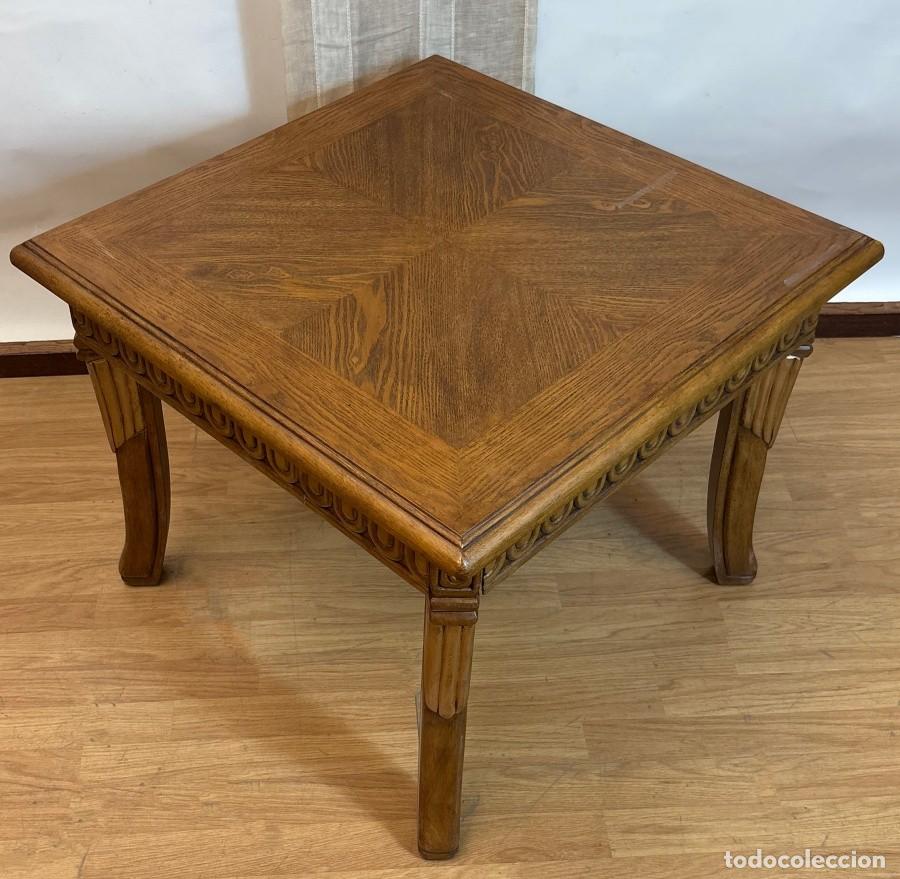Antig&uuml;edades: Mesa de Centro Cuadrada - Foto 6
