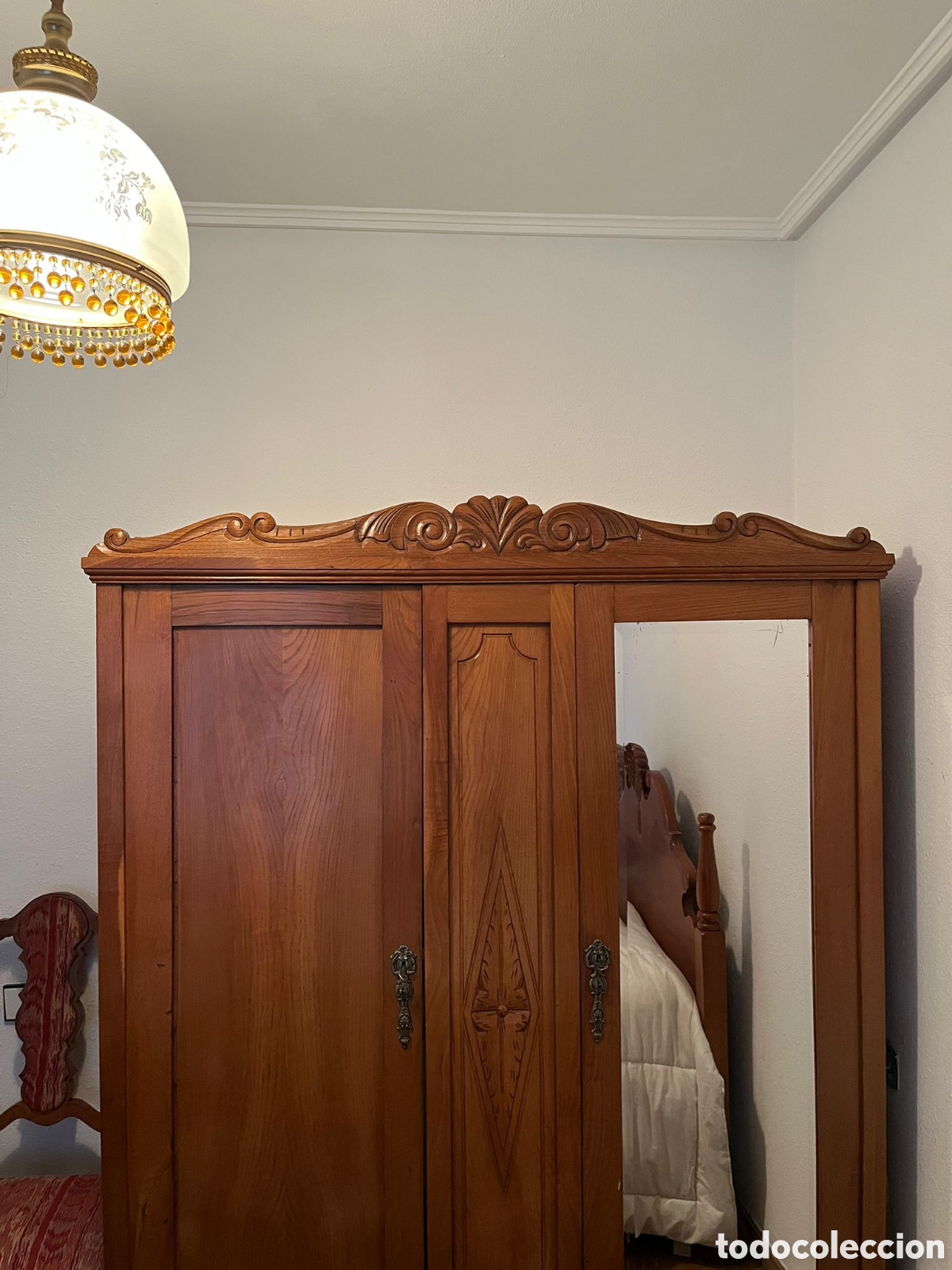 Antig&uuml;edades: Armarios madera casta&ntilde;o - Foto 3