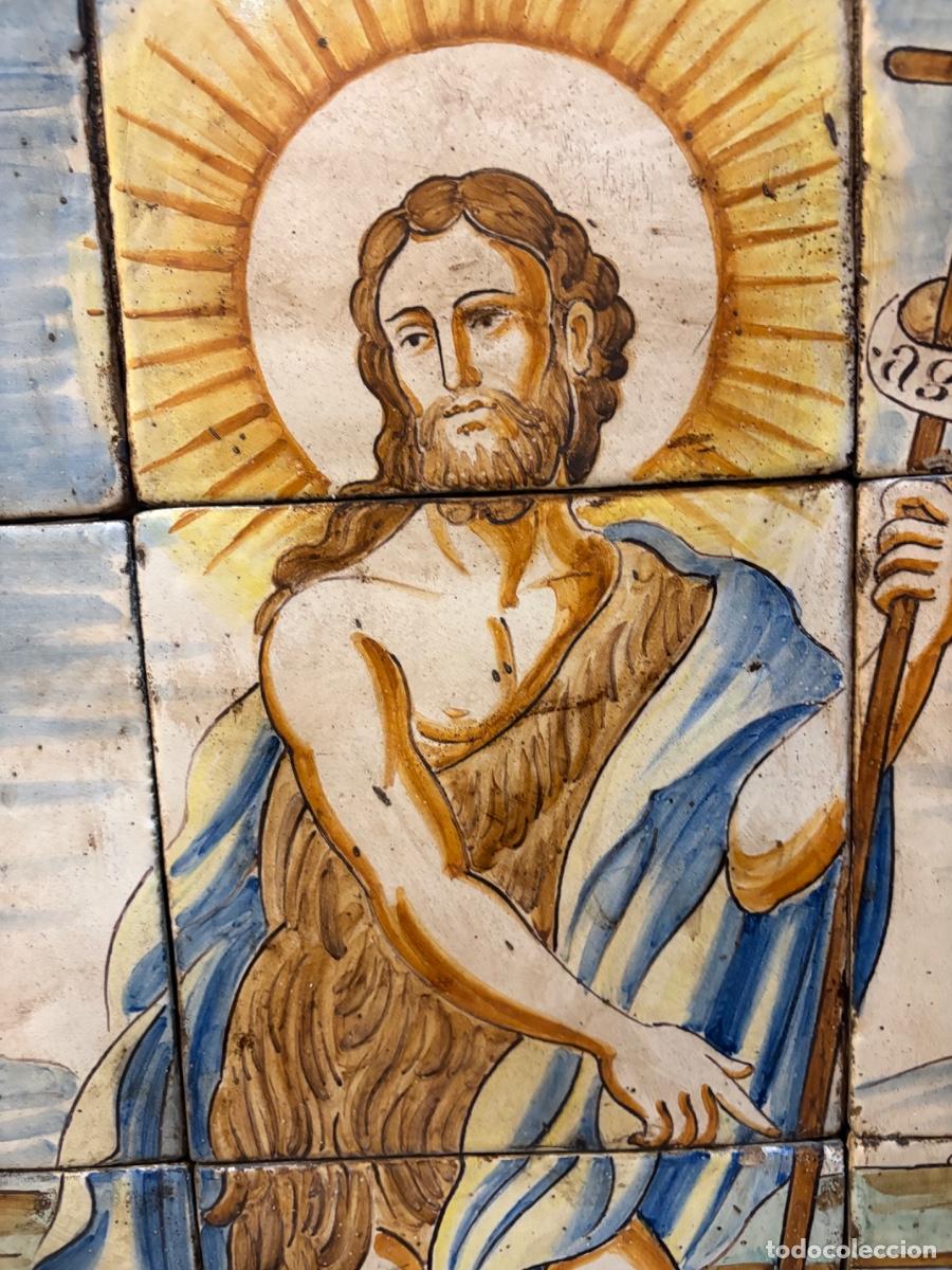 Antig&uuml;edades: Panel de azulejos de cer&aacute;mica de Manises - Foto 6