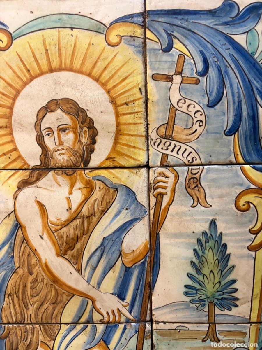 Antig&uuml;edades: Panel de azulejos de cer&aacute;mica de Manises - Foto 8