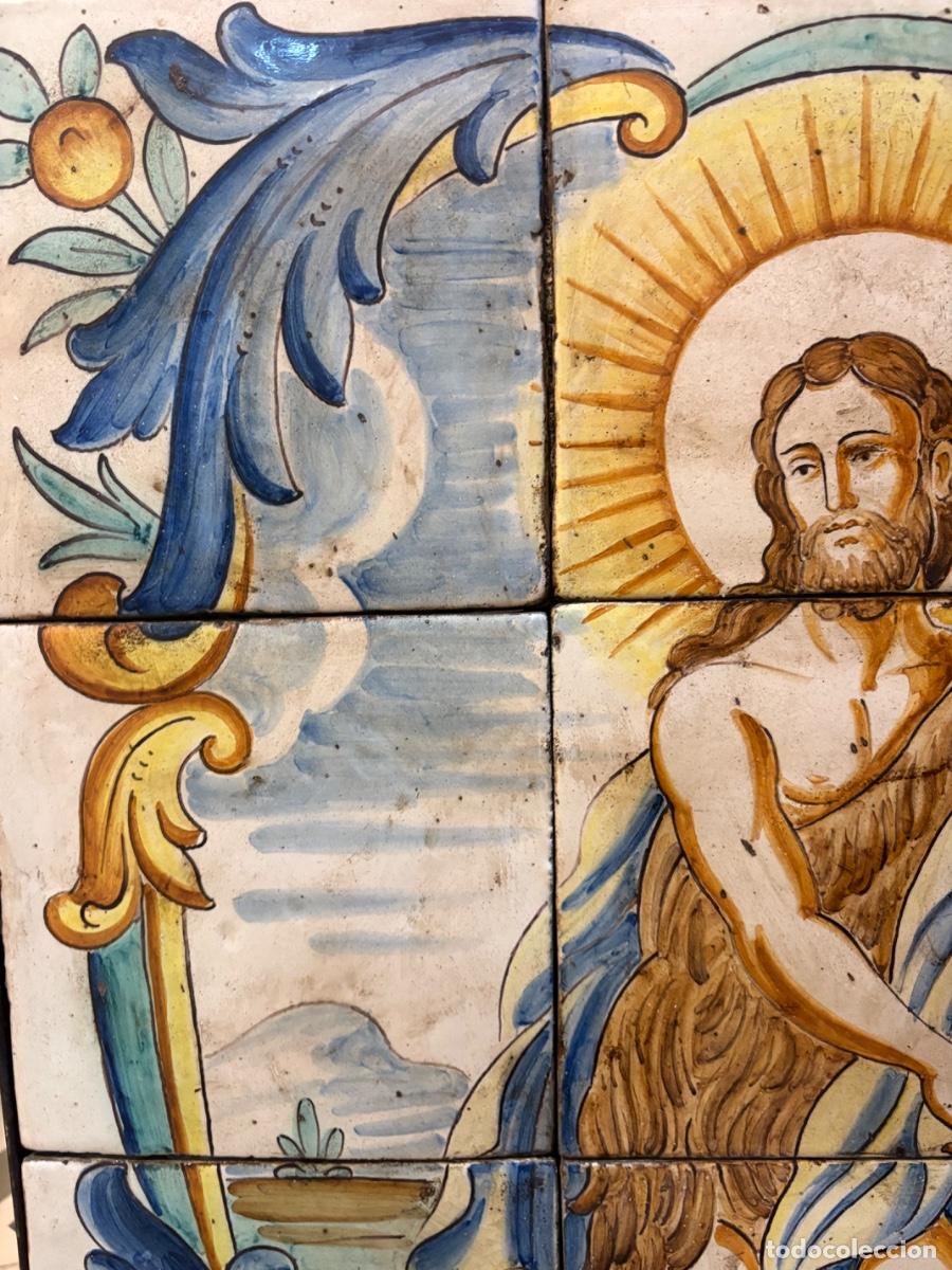 Antig&uuml;edades: Panel de azulejos de cer&aacute;mica de Manises - Foto 9
