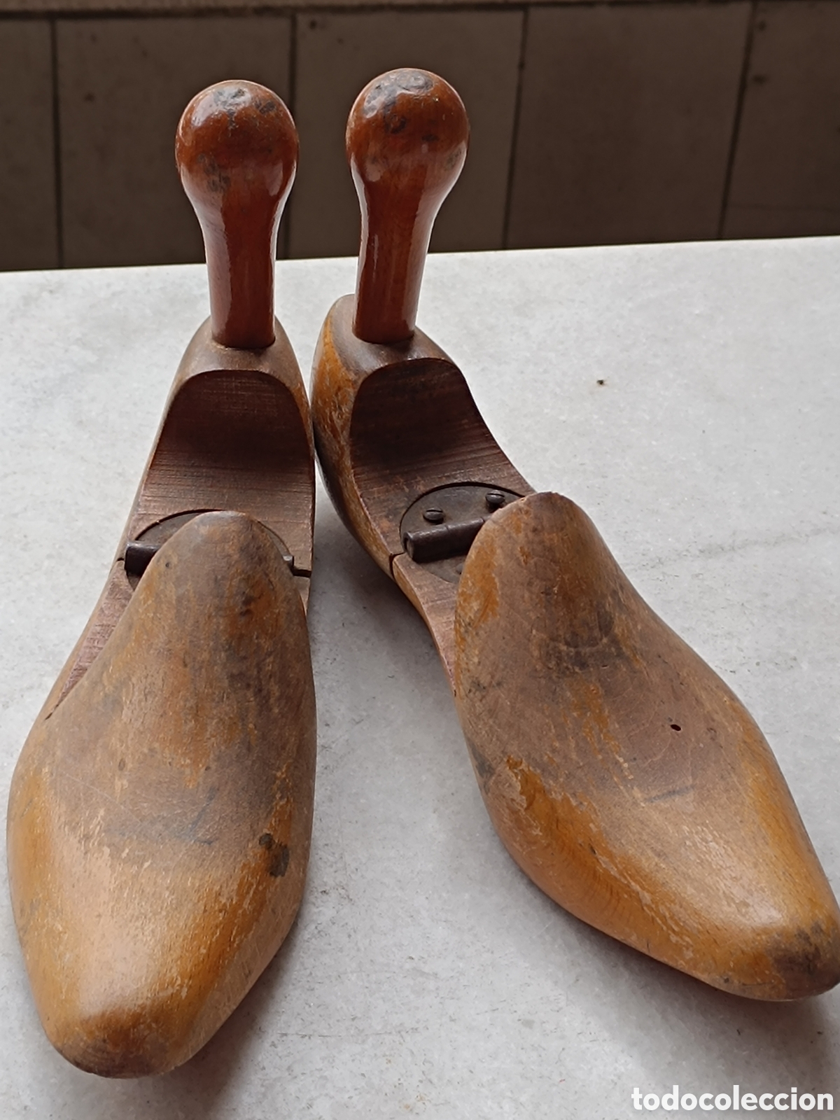Antig&uuml;edades: Horma de Zapatos de madera - Foto 2