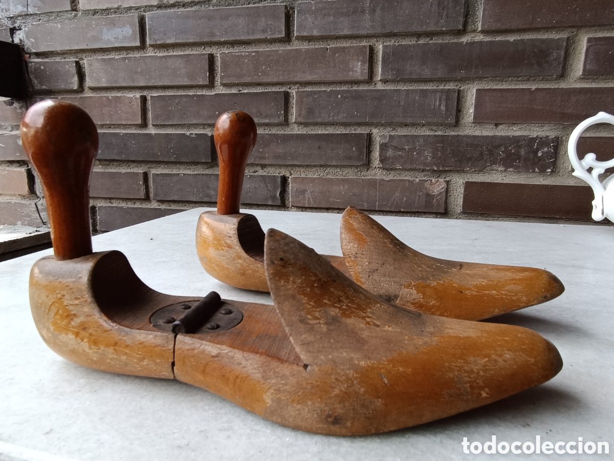 Antig&uuml;edades: Horma de Zapatos de madera
