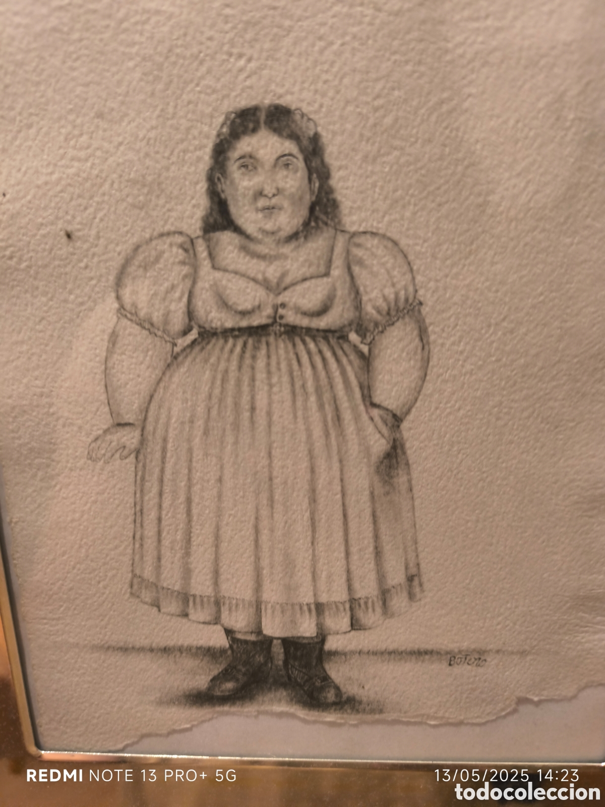 Antig&uuml;edades: Posible dibujo de botero - Foto 2