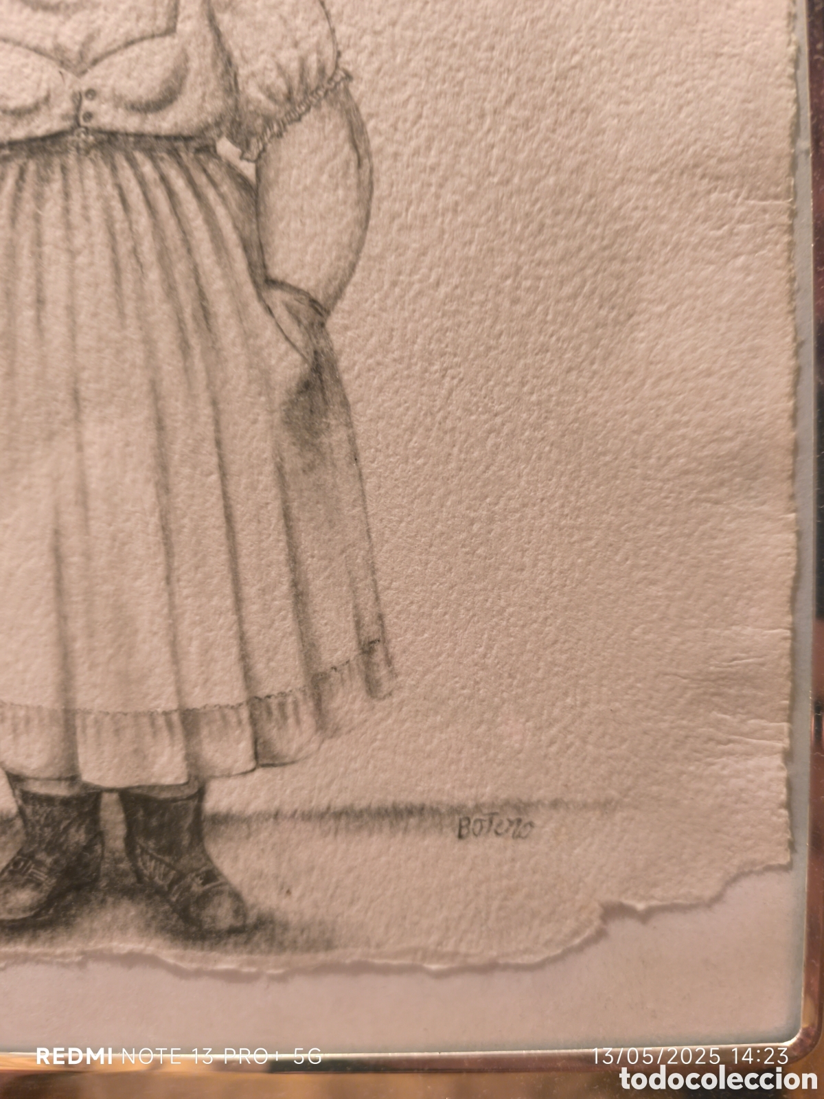 Antig&uuml;edades: Posible dibujo de botero - Foto 3