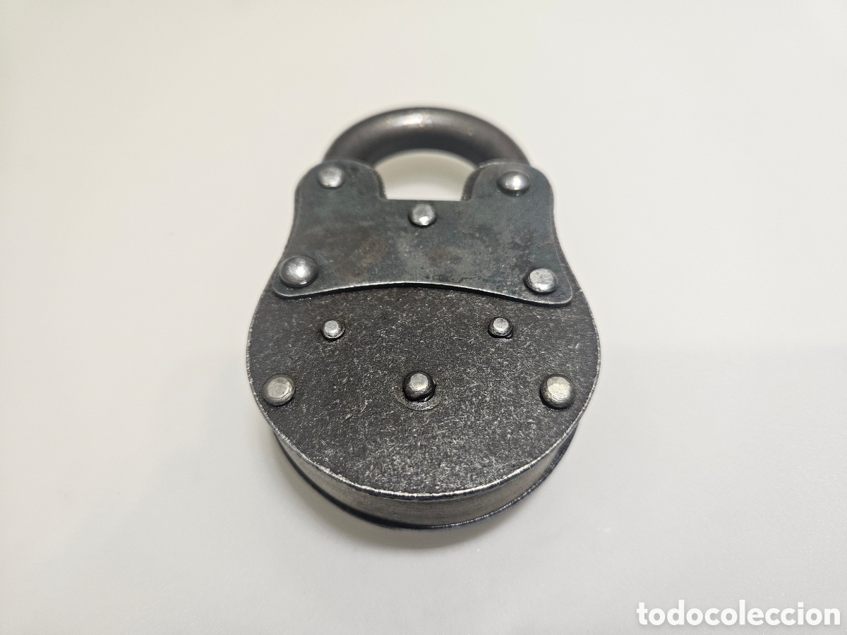 Antig&uuml;edades: ANTIGUO CANDADO NADEEM LOCK 5 LEVERS - Foto 4