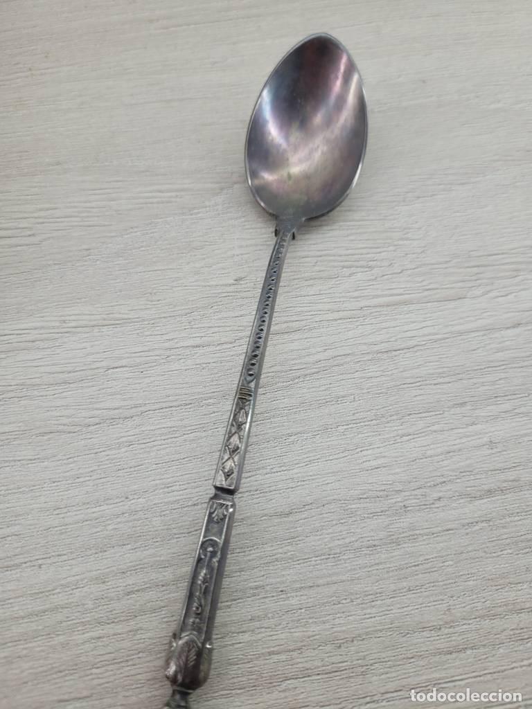 Antig&uuml;edades: ESTUCHE DE CUCHARAS SOPERAS - Foto 5