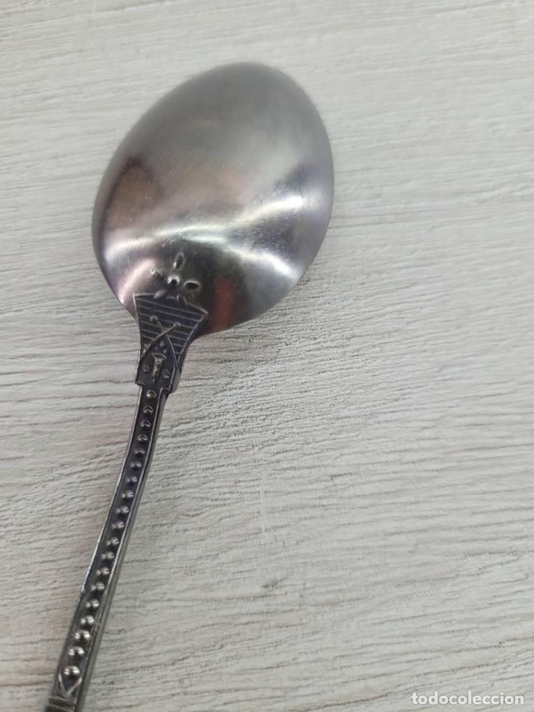 Antig&uuml;edades: ESTUCHE DE CUCHARAS SOPERAS - Foto 7