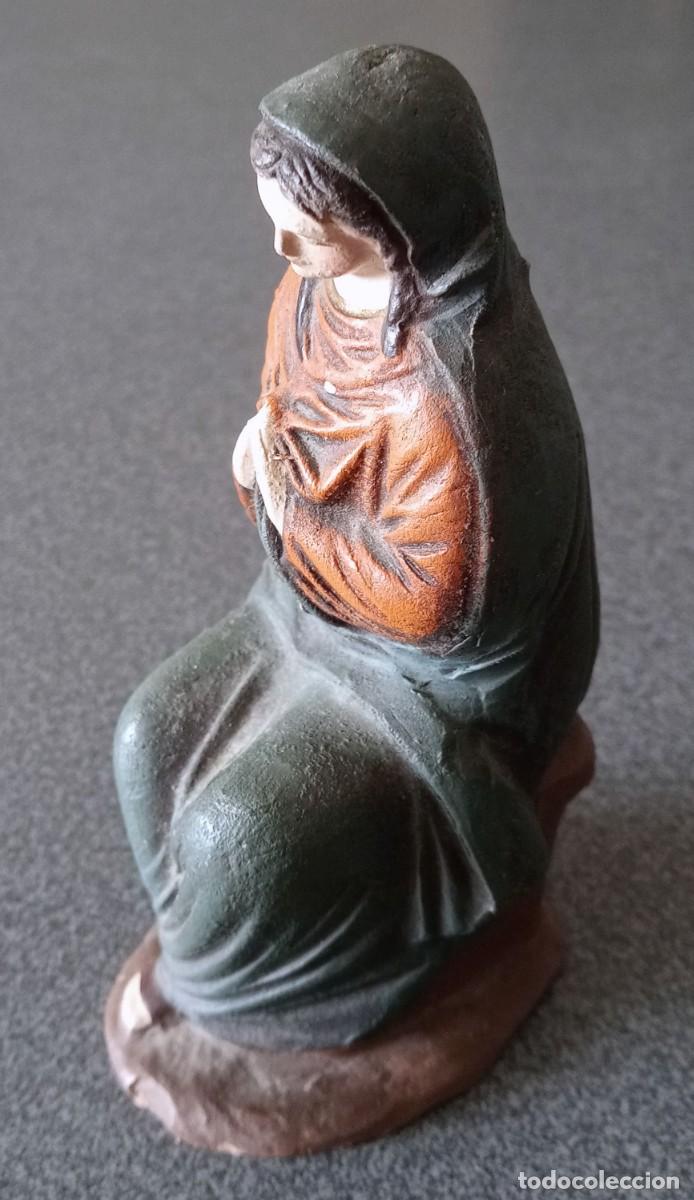 Antig&uuml;edades: Virgen terracota A&ntilde;os 60 - Foto 2