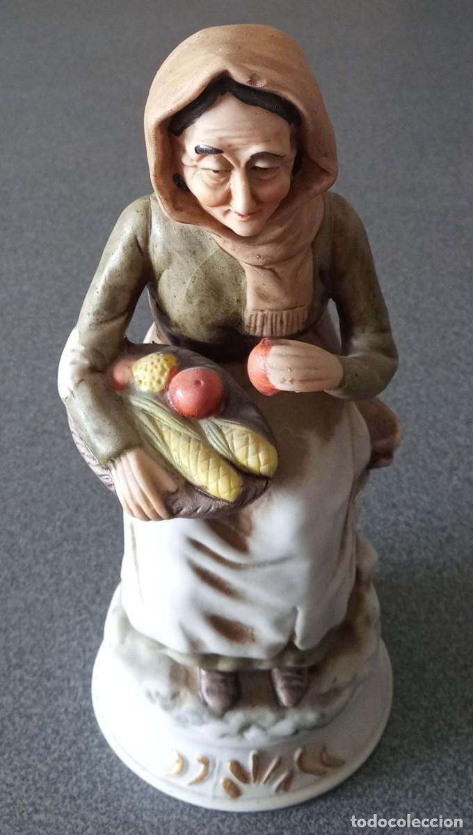 Antig&uuml;edades: Anciana cer&aacute;mica porcelana biscuit japan