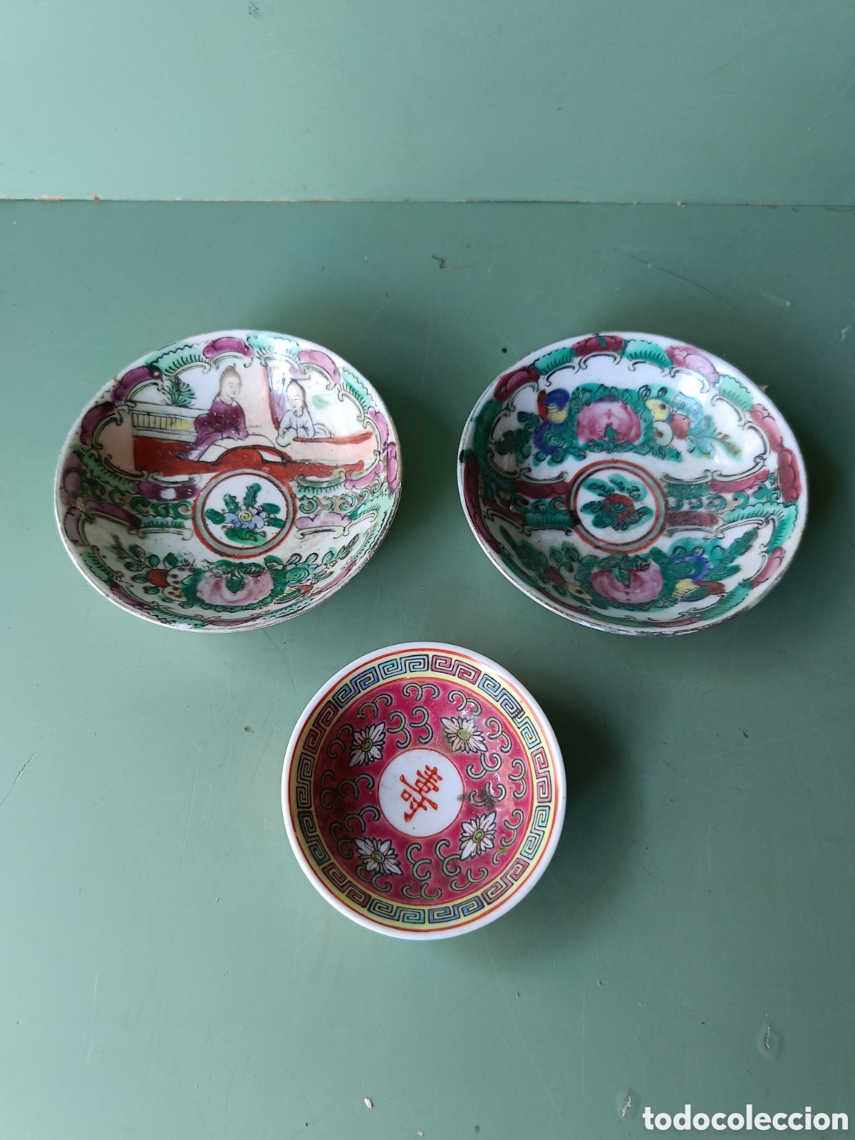 Antig&uuml;edades: Tres peque&ntilde;os cuencos orientales