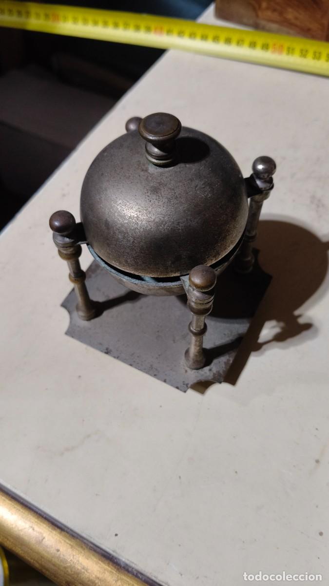 Antig&uuml;edades: Cloche de comptoir d h&ocirc;tel 1900 bronze
