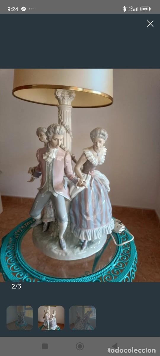 Antig&uuml;edades: Lampara lladro la Tarantela - Foto 2