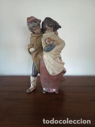 Antig&uuml;edades: Figura Lladro Cara al Viento