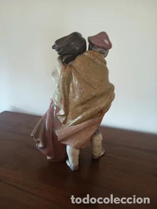 Antig&uuml;edades: Figura Lladro Cara al Viento - Foto 3