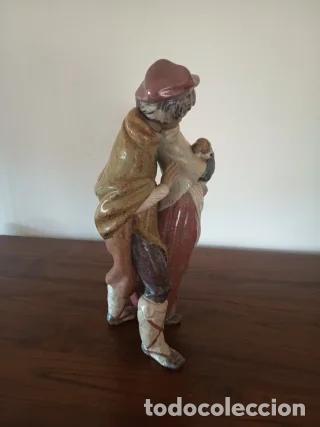 Antig&uuml;edades: Figura Lladro Cara al Viento - Foto 4