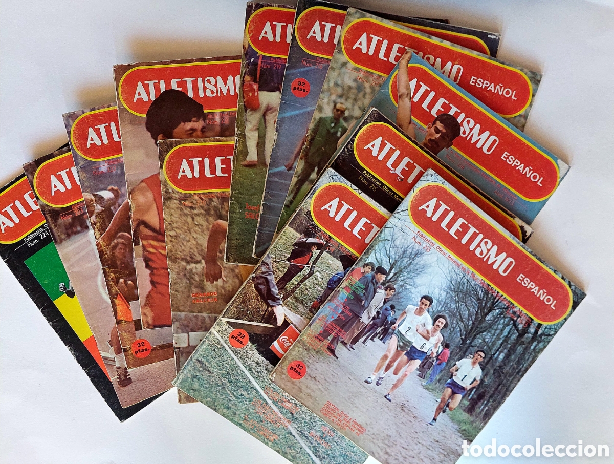 Antig&uuml;edades: REVISTA ATLETISMO ESPA&Ntilde;OL A&Ntilde;O 1973 COMPLETO