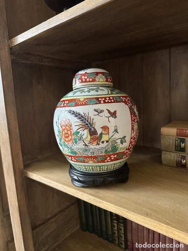 Antig&uuml;edades: Tibor chino antiguo de porcelana &ndash; Pintado a mano, a&ntilde;os 20