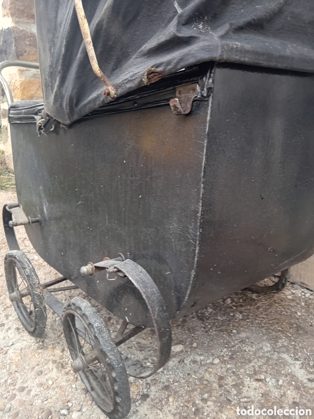Antig&uuml;edades: Carrito de beb&eacute; antiguo - Foto 4