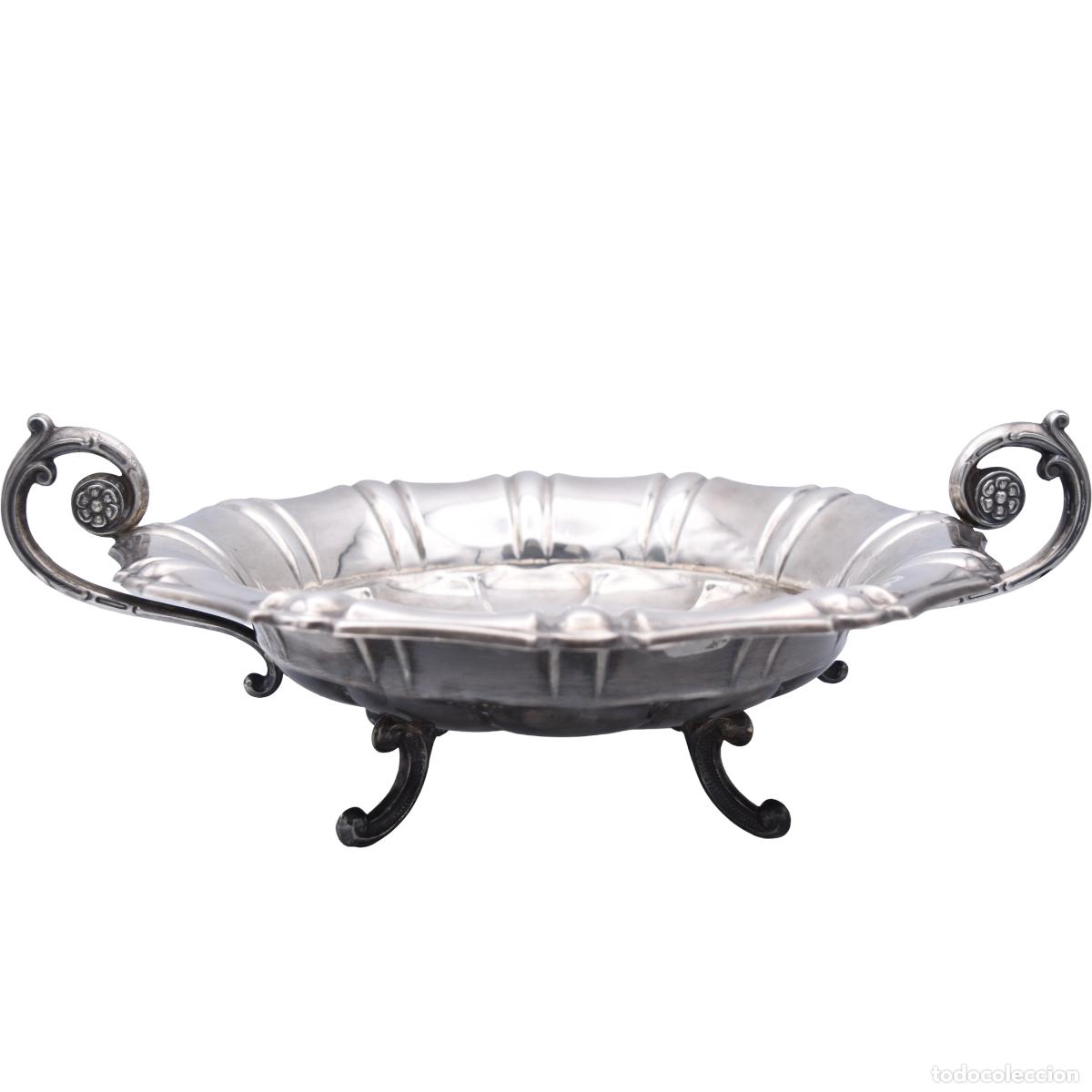 Antig&uuml;edades: Frutero centro de mesa de plata 925 - 41 cm - Foto 2