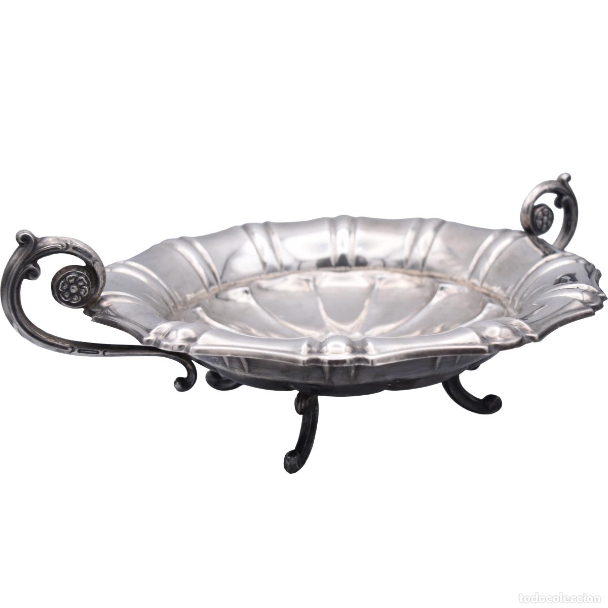 Antig&uuml;edades: Frutero centro de mesa de plata 925 - 41 cm - Foto 3