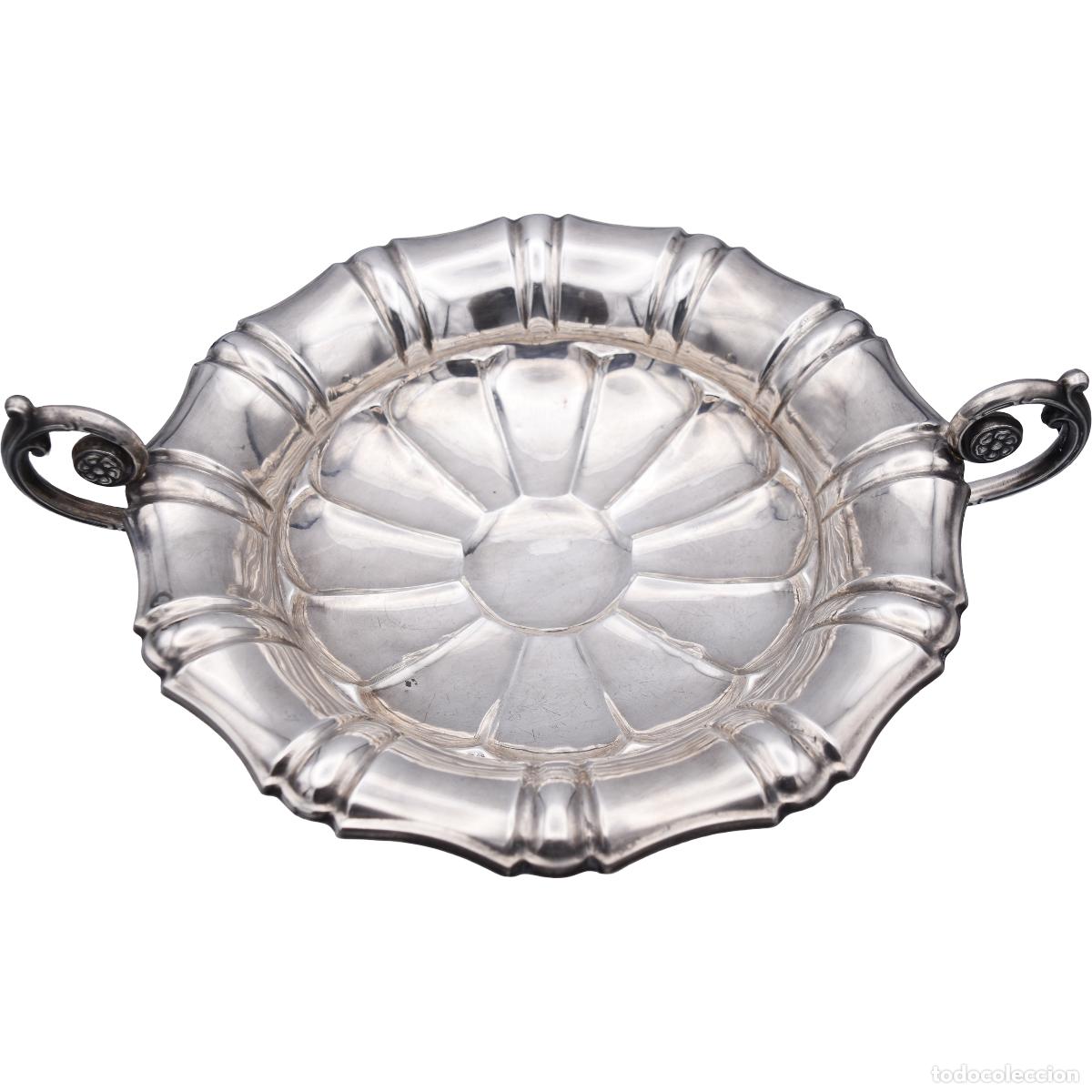 Antig&uuml;edades: Frutero centro de mesa de plata 925 - 41 cm - Foto 4