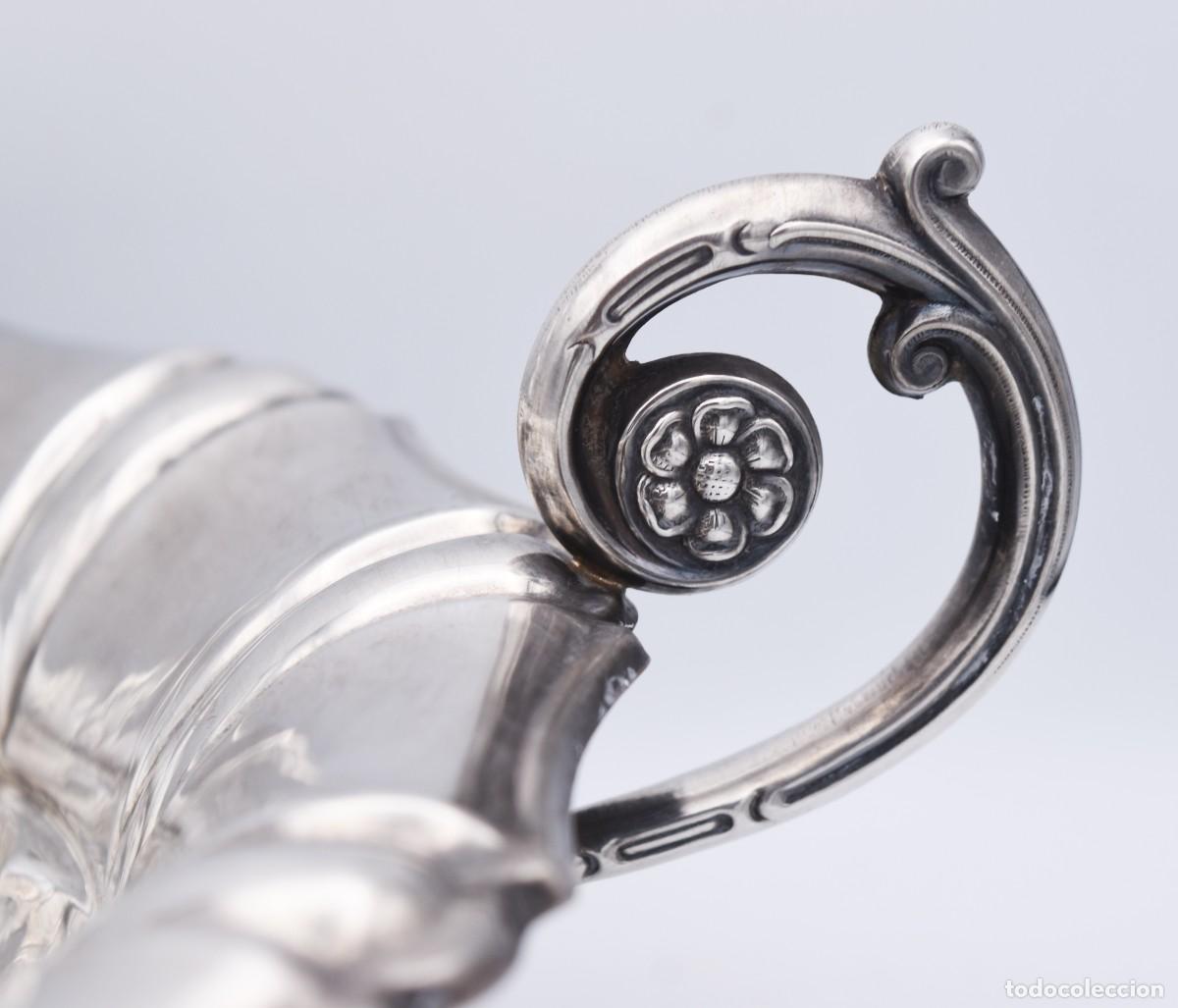 Antig&uuml;edades: Frutero centro de mesa de plata 925 - 41 cm - Foto 6