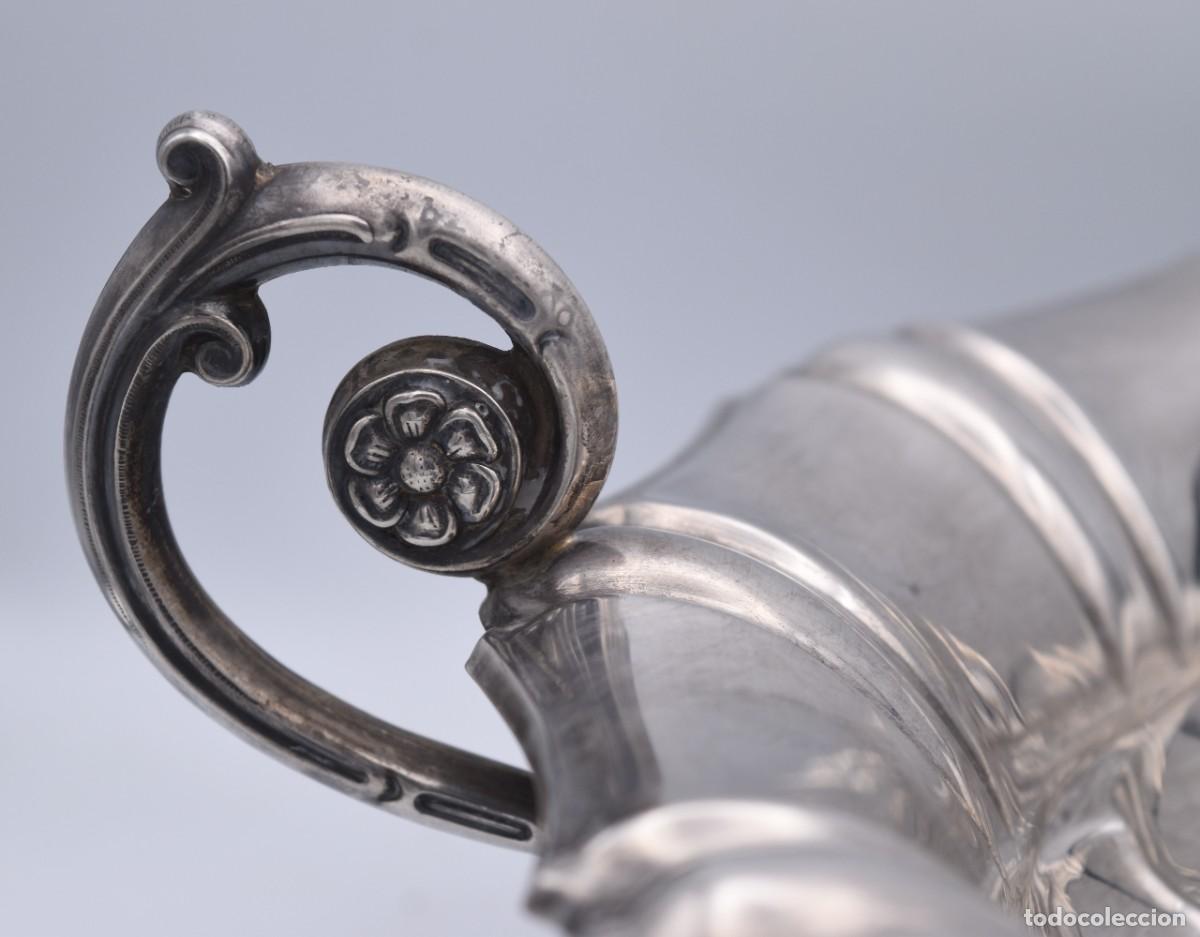 Antig&uuml;edades: Frutero centro de mesa de plata 925 - 41 cm - Foto 7