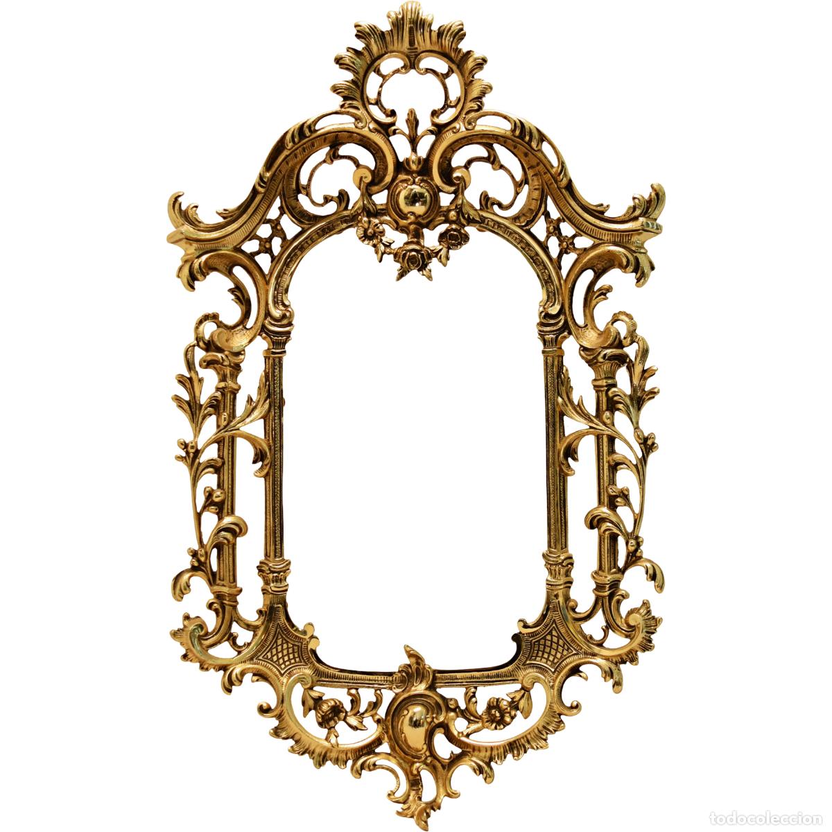 Antig&uuml;edades: Marco de bronce dorado - Rococ&oacute; - 58 cm - Foto 1
