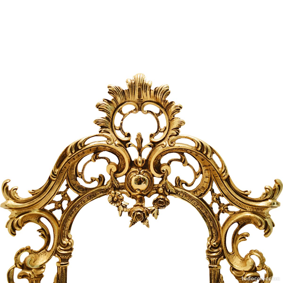 Antig&uuml;edades: Marco de bronce dorado - Rococ&oacute; - 58 cm - Foto 2