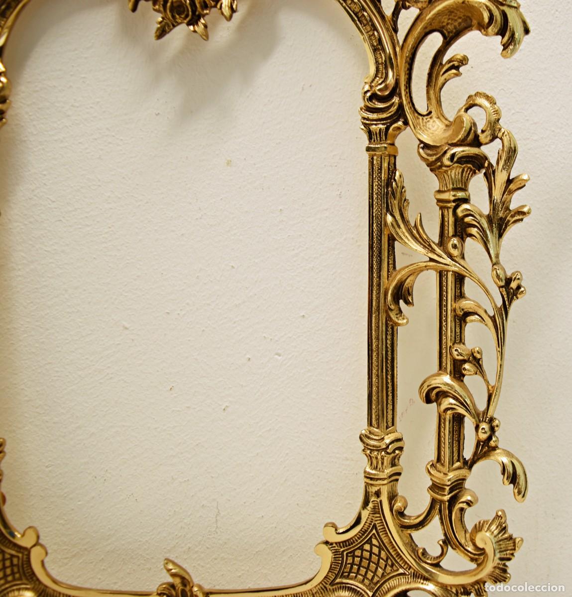 Antig&uuml;edades: Marco de bronce dorado - Rococ&oacute; - 58 cm - Foto 3