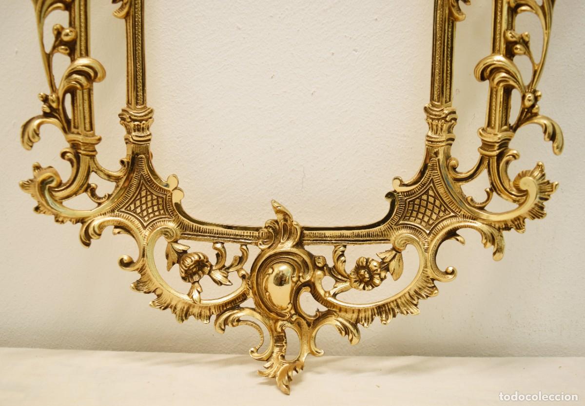 Antig&uuml;edades: Marco de bronce dorado - Rococ&oacute; - 58 cm - Foto 4