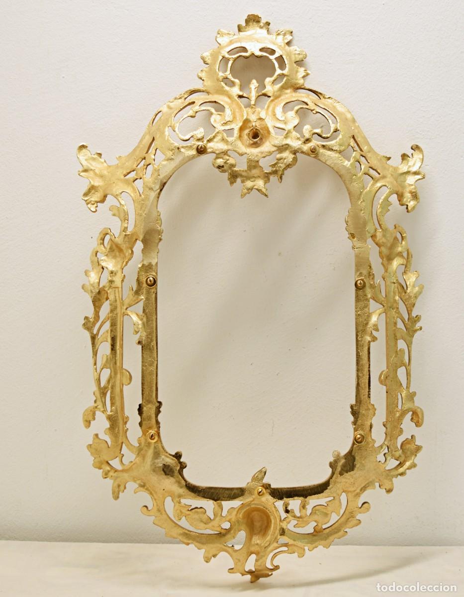 Antig&uuml;edades: Marco de bronce dorado - Rococ&oacute; - 58 cm - Foto 5