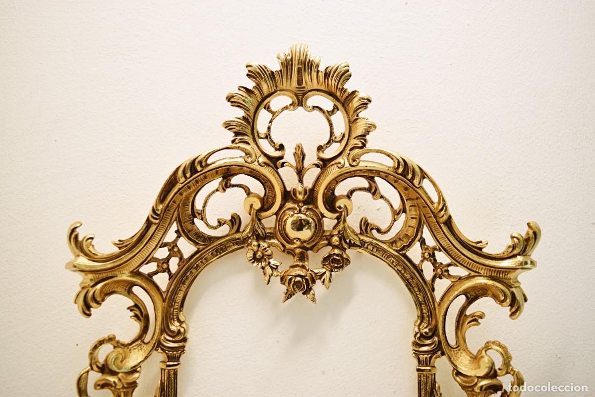 Antig&uuml;edades: Marco de bronce dorado - Rococ&oacute; - 58 cm - Foto 6