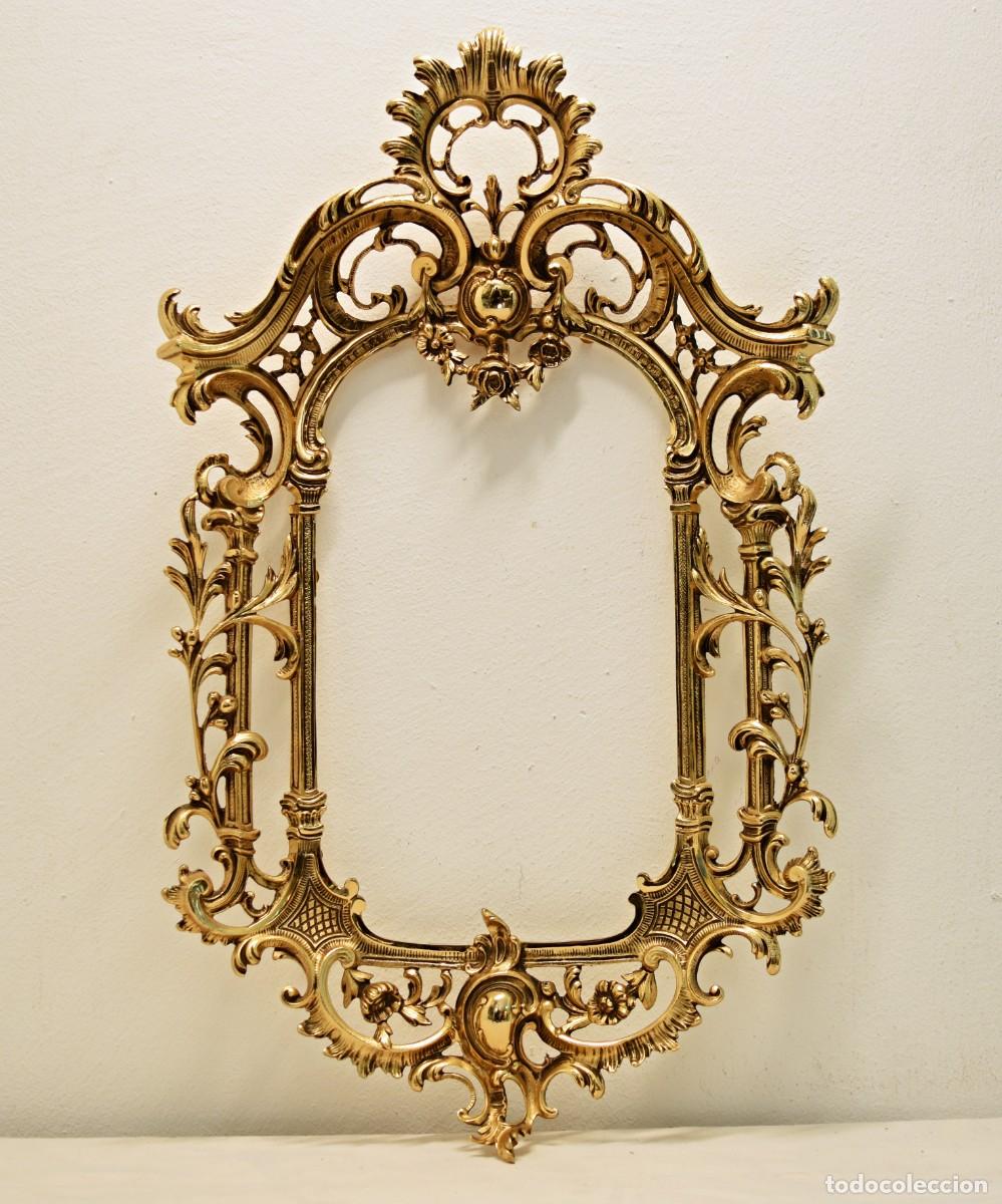 Antig&uuml;edades: Marco de bronce dorado - Rococ&oacute; - 58 cm - Foto 8