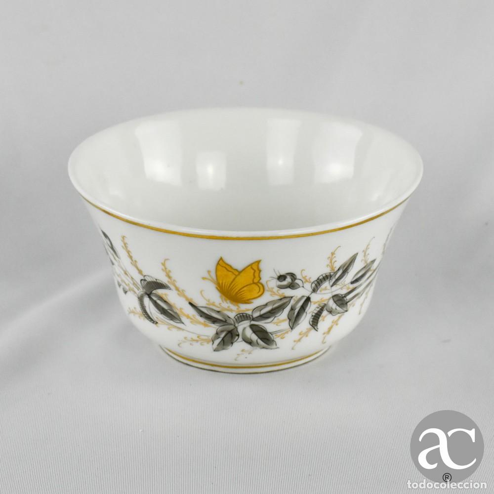 Antig&uuml;edades: Ta&ccedil;a / Tigela em porcelana Vista Alegre s&eacute;c. XIX